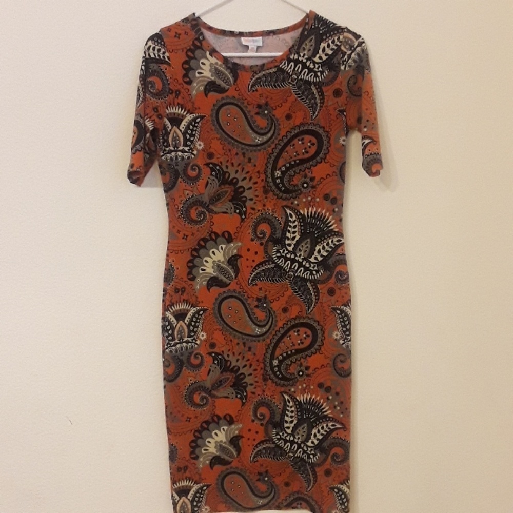 LuLaRoe Julia Dress XS